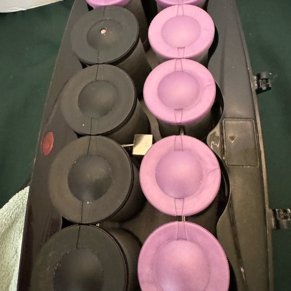 Conair Extreme Heat Jumbo Hairsetter Set of 12 Hot Rollers and Clips Fast Ship! - Picture 13 of 15